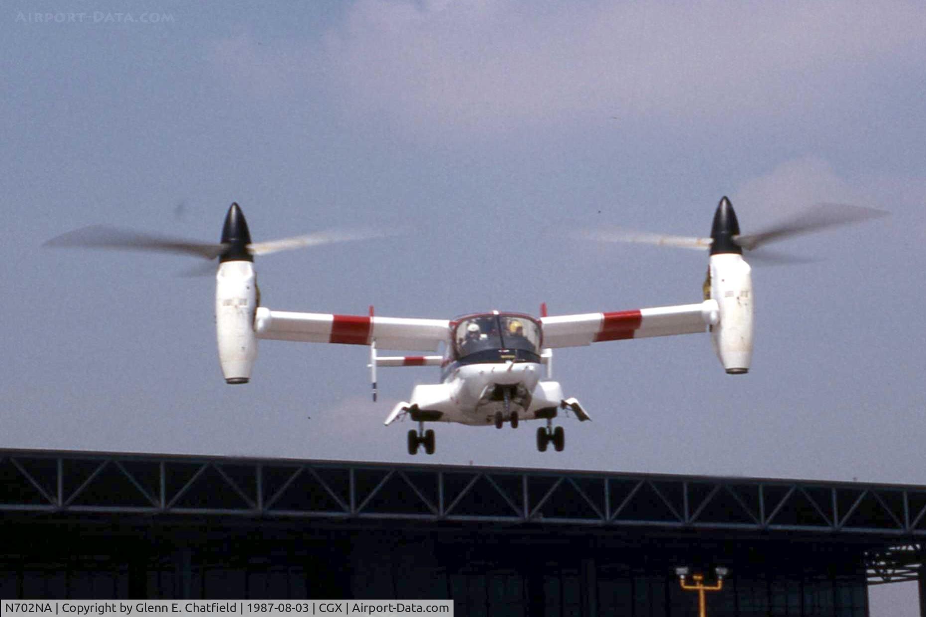 N702NA, 1977 Bell 301 C/N 0001, XV-15 demonstration at McCormick Place and Meigs Field