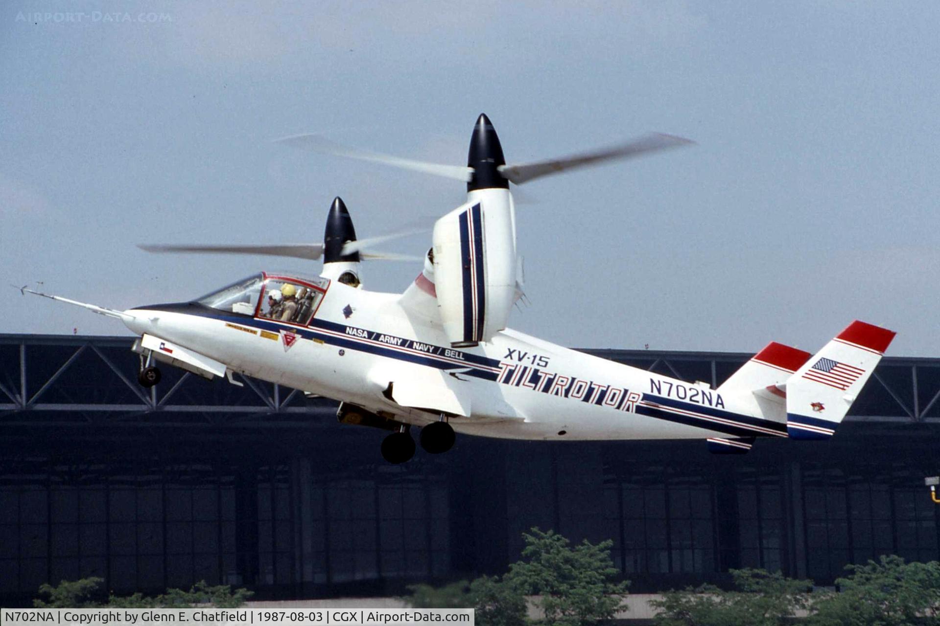 N702NA, 1977 Bell 301 C/N 0001, XV-15 demonstration at McCormick Place and Meigs Field