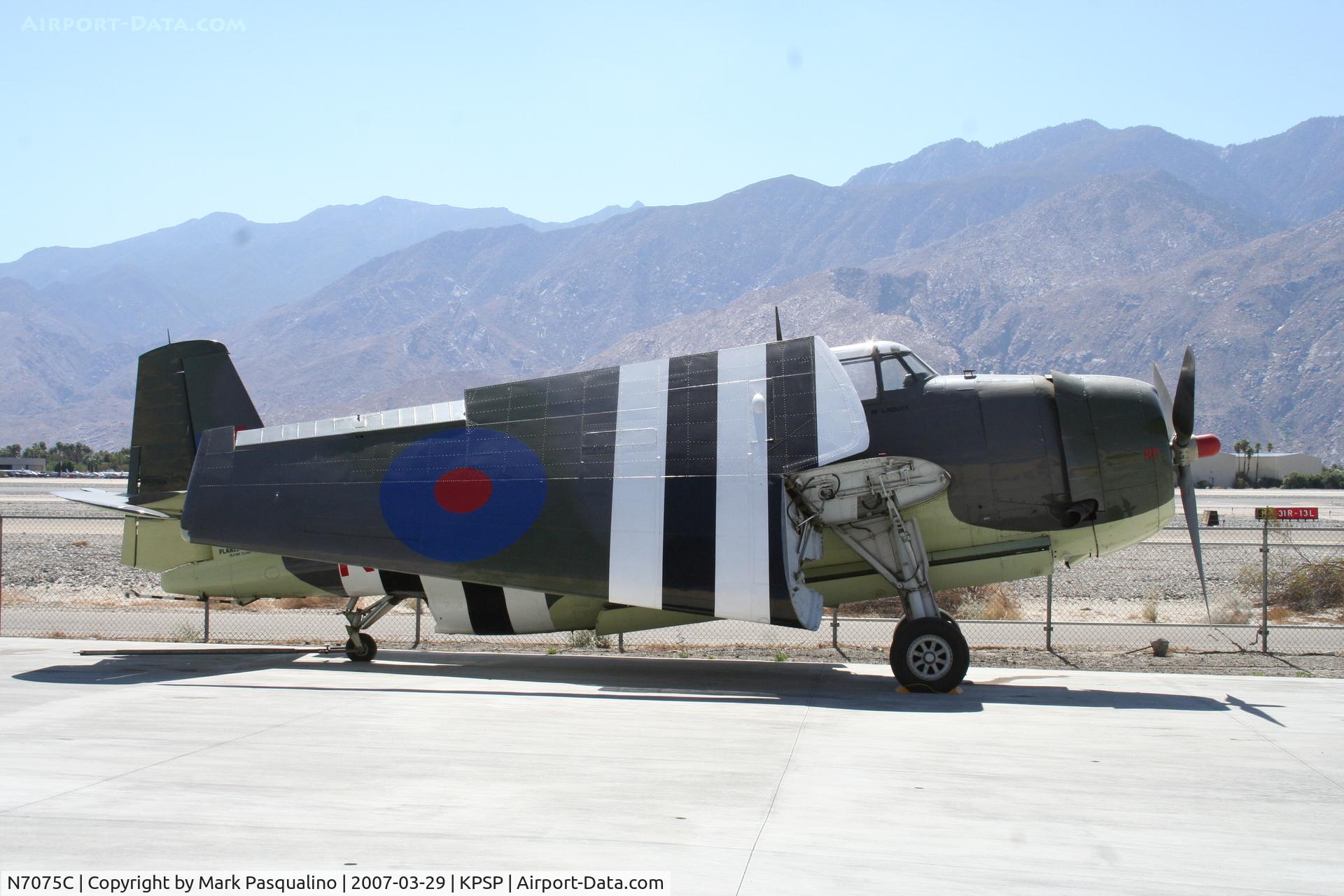 N7075C, 1945 Grumman TBM-3E Avenger C/N 53785, TBM-3E