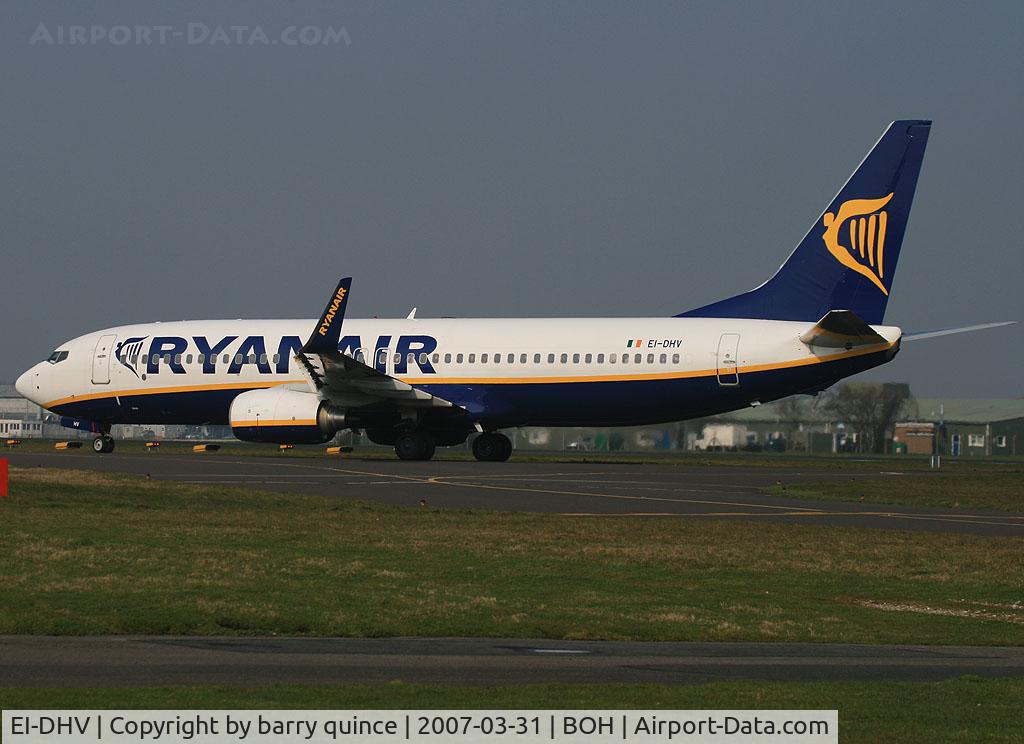 EI-DHV, 2005 Boeing 737-8AS C/N 33582, RYANAIR 737