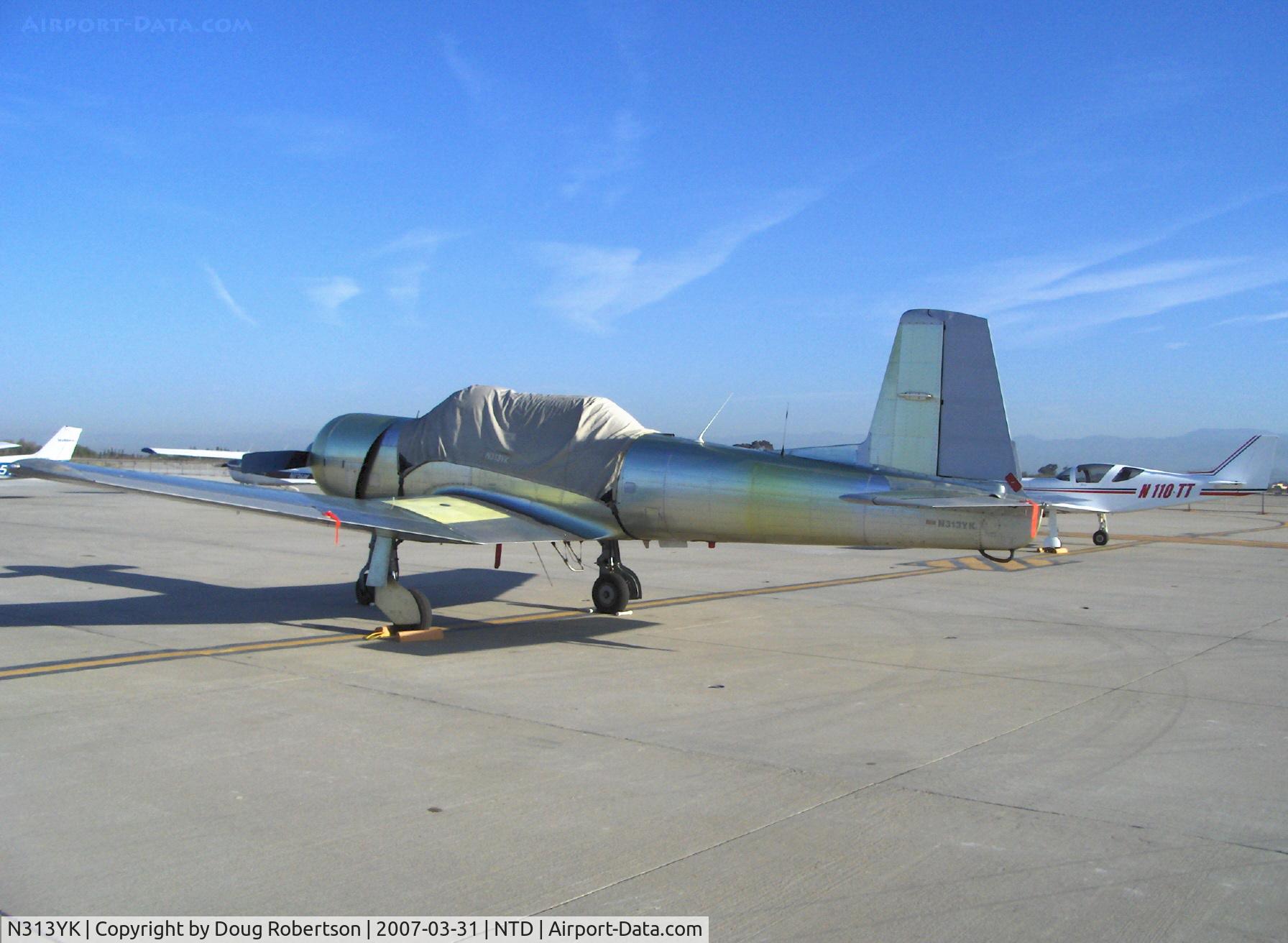 N313YK, 1964 Nanchang CJ-6A C/N 1032013, 1964 Nanchang China CJ-6A, alodine finish, Vedeneev (Ivchenko) M-14P 9 cylinder radial 360 Hp upgrade