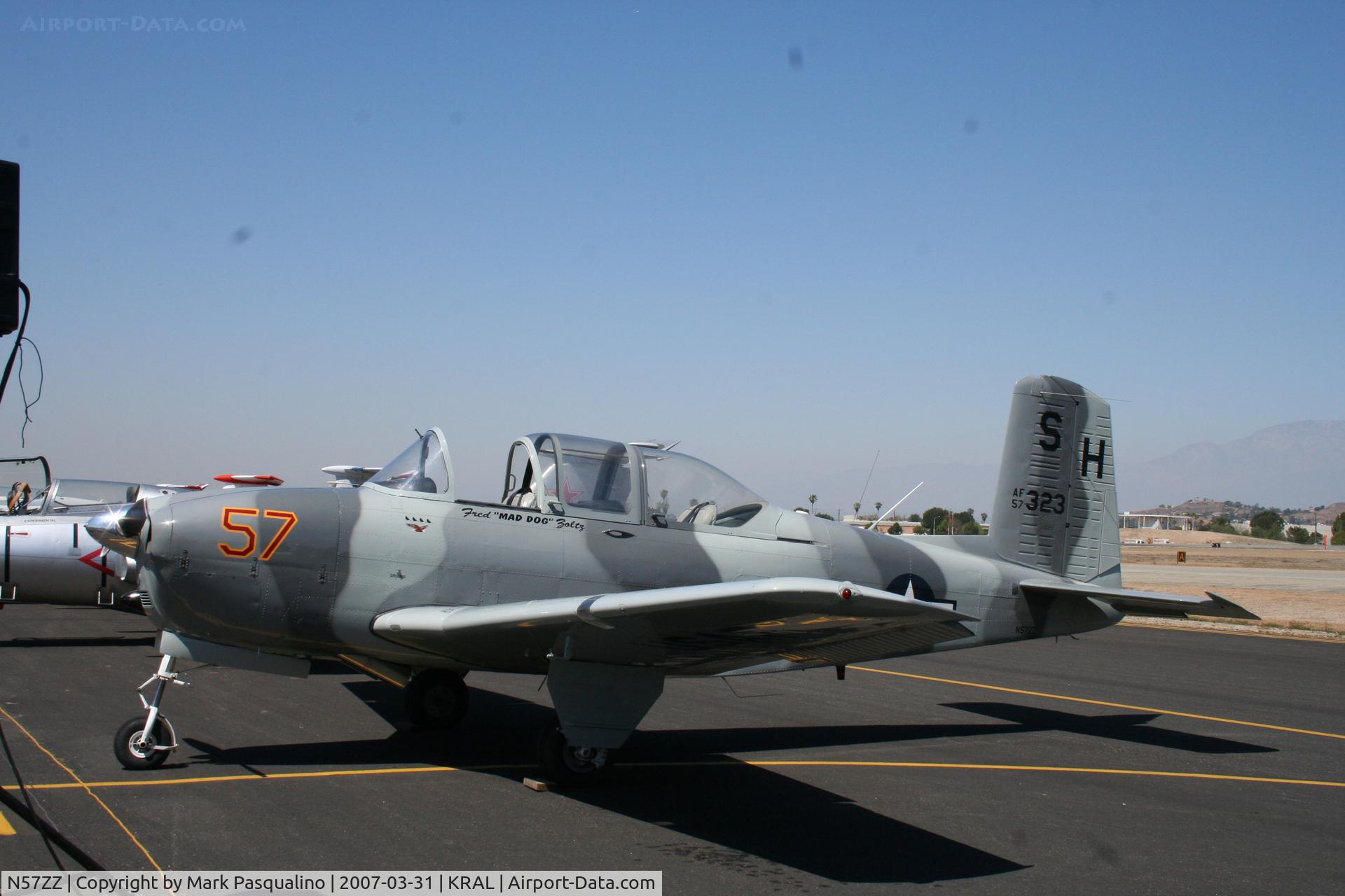N57ZZ, 1957 Beech D-45 Mentor C/N BG-323, Beech T-34B