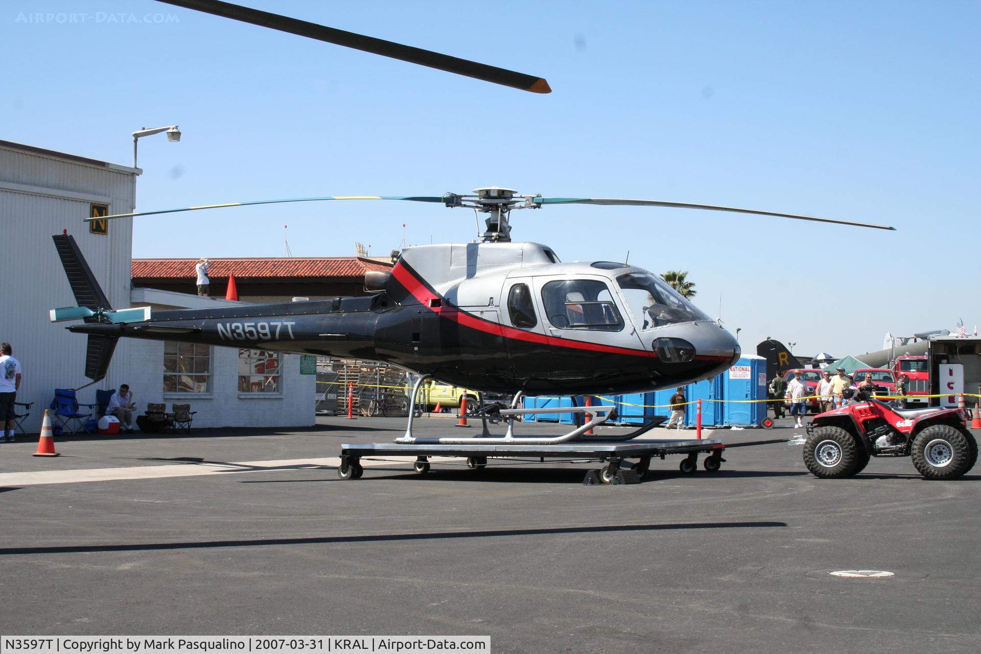 N3597T, 1979 Aerospatiale AS-350D AStar C/N 1126, AS350D