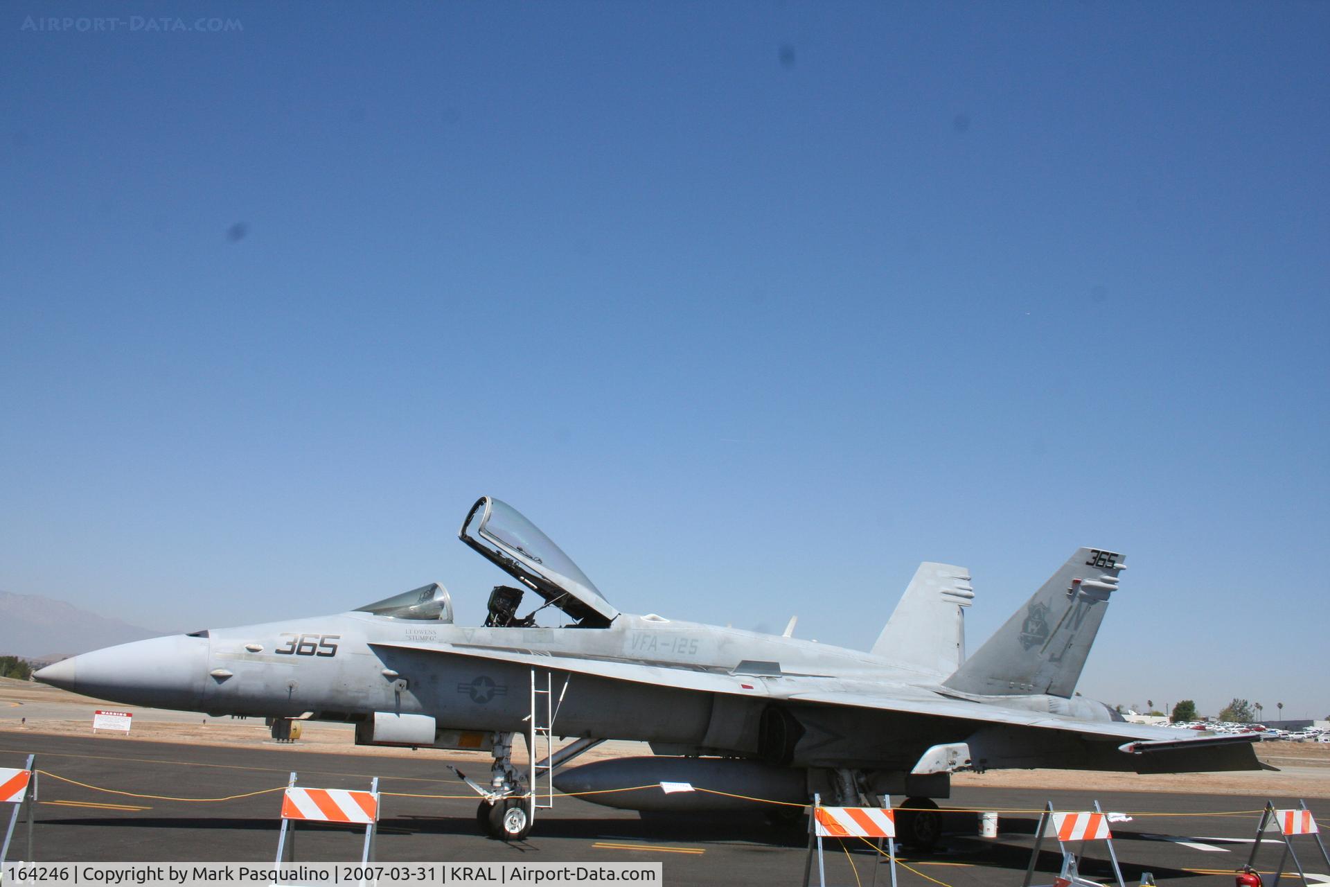 164246, 1991 McDonnell Douglas F/A-18C Hornet C/N 1009, F/A-18C