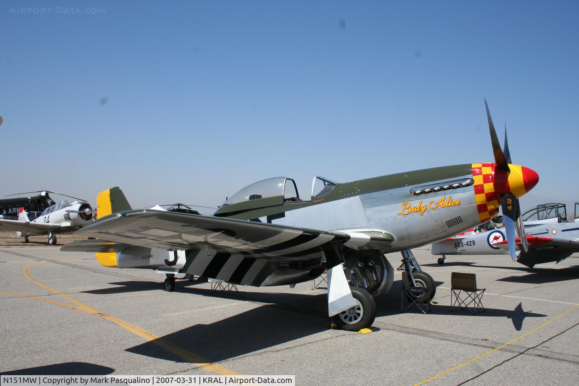 N151MW, 1945 North American P-51D Mustang C/N 124-48386, North American P-51D