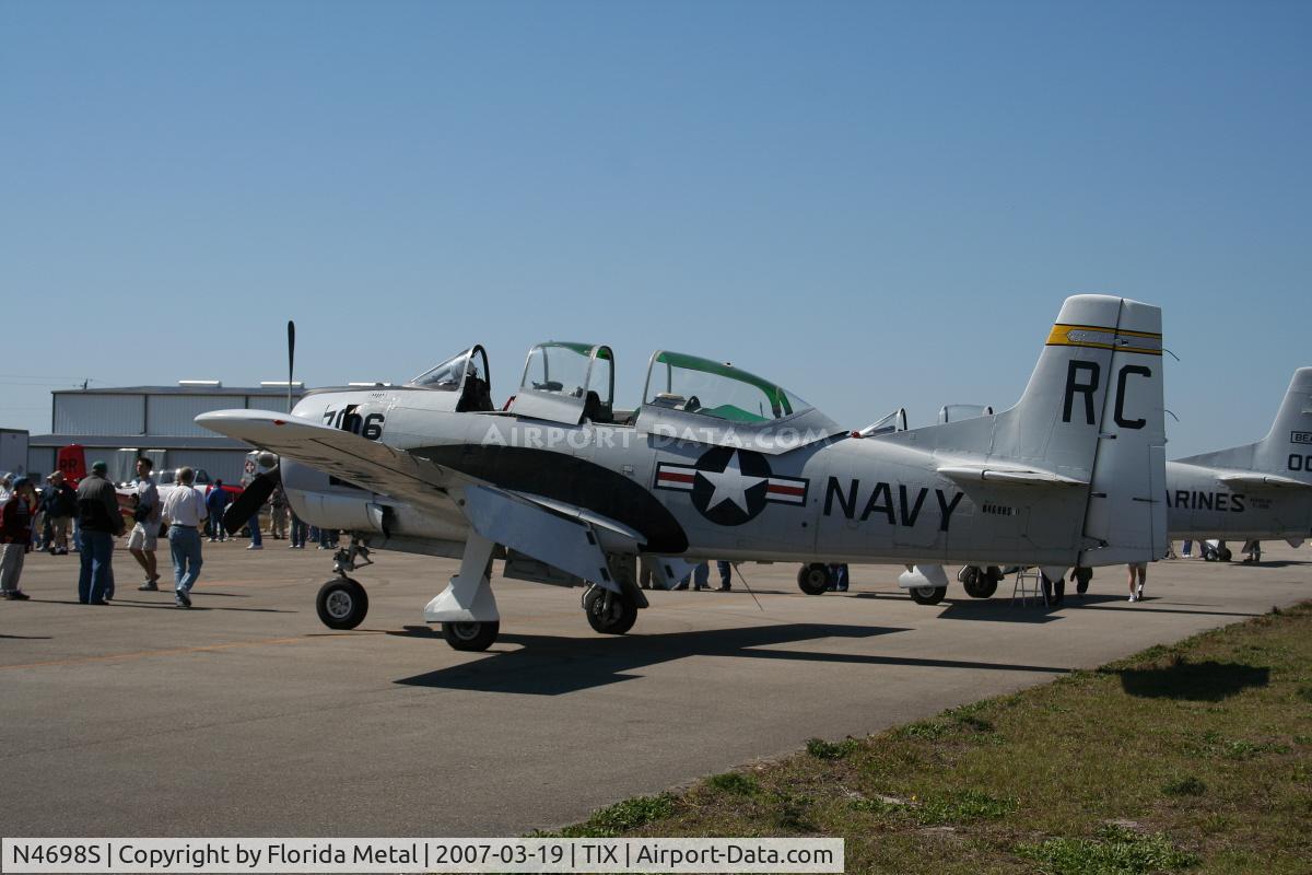 N4698S, North American T-28B Trojan C/N 200-69 (137706), T-28