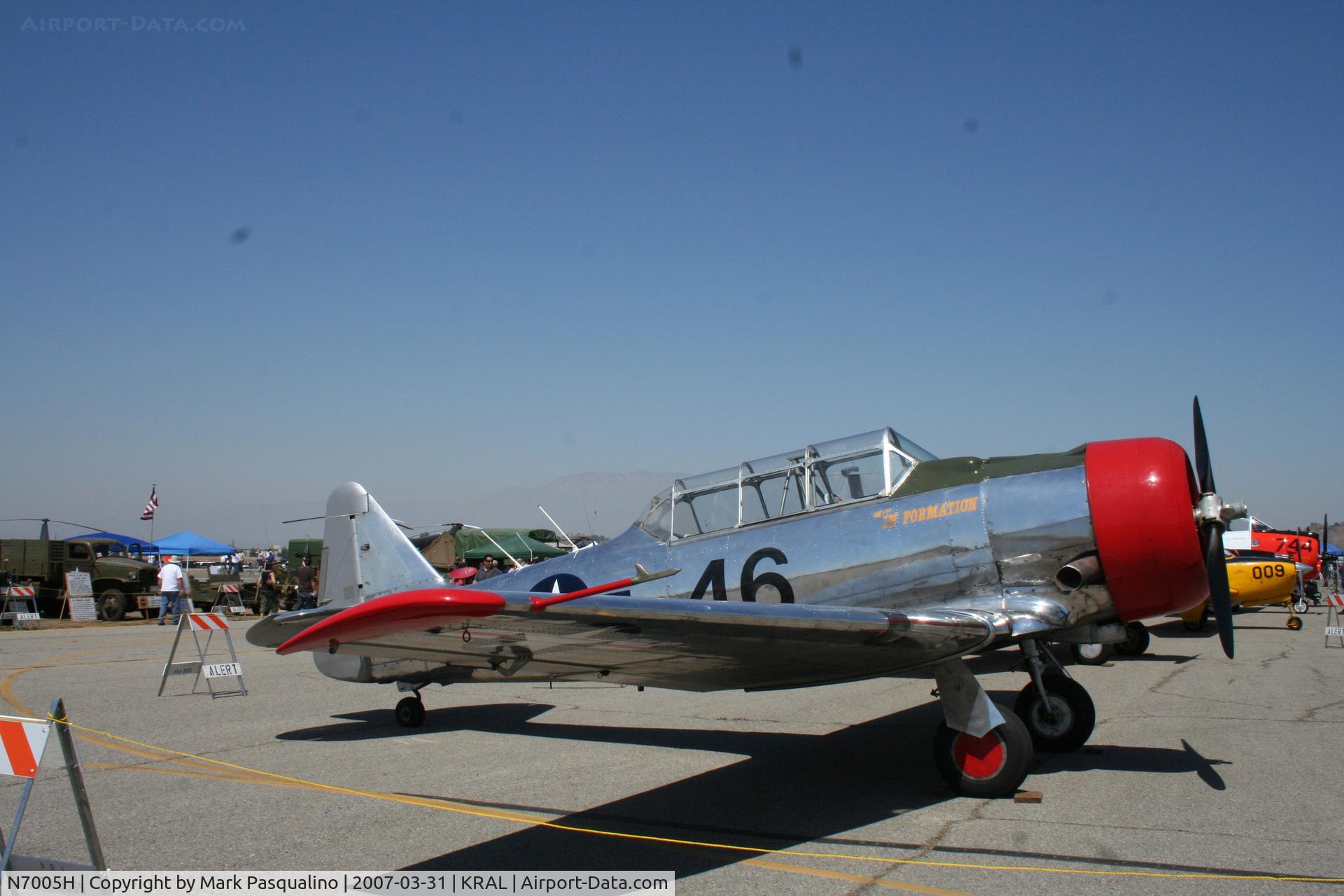 N7005H, Head Balloons AX7-77 C/N 125, North American AT-6C