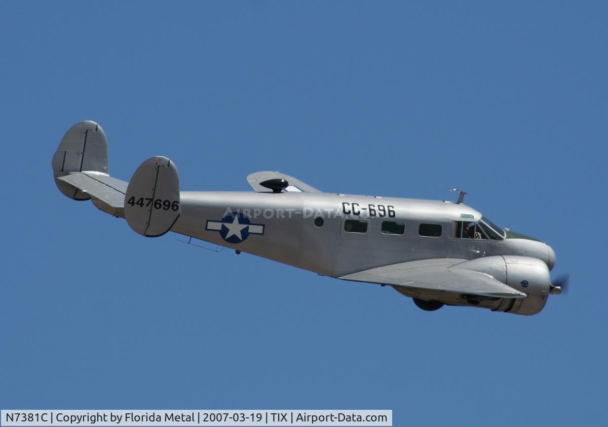 N7381C, 1944 Beech C18S C/N 8104, C-45
