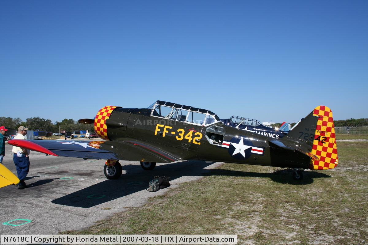 N7618C, 1949 North American AT-6G Texan C/N 168-529 (49-3405), AT-6