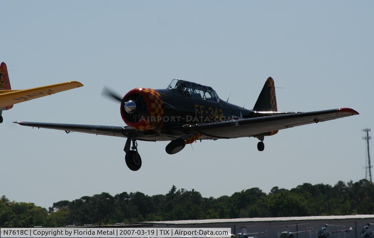N7618C, 1949 North American AT-6G Texan C/N 168-529 (49-3405), AT-6
