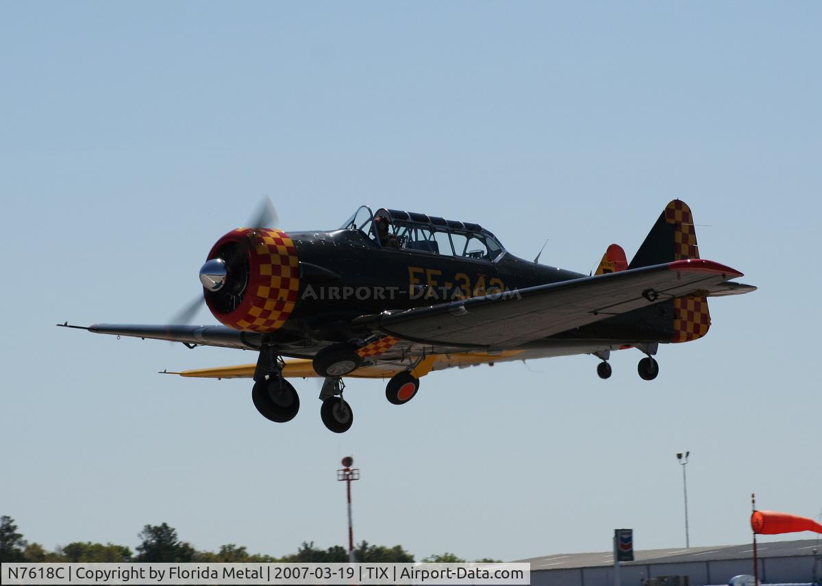 N7618C, 1949 North American AT-6G Texan C/N 168-529 (49-3405), AT-6