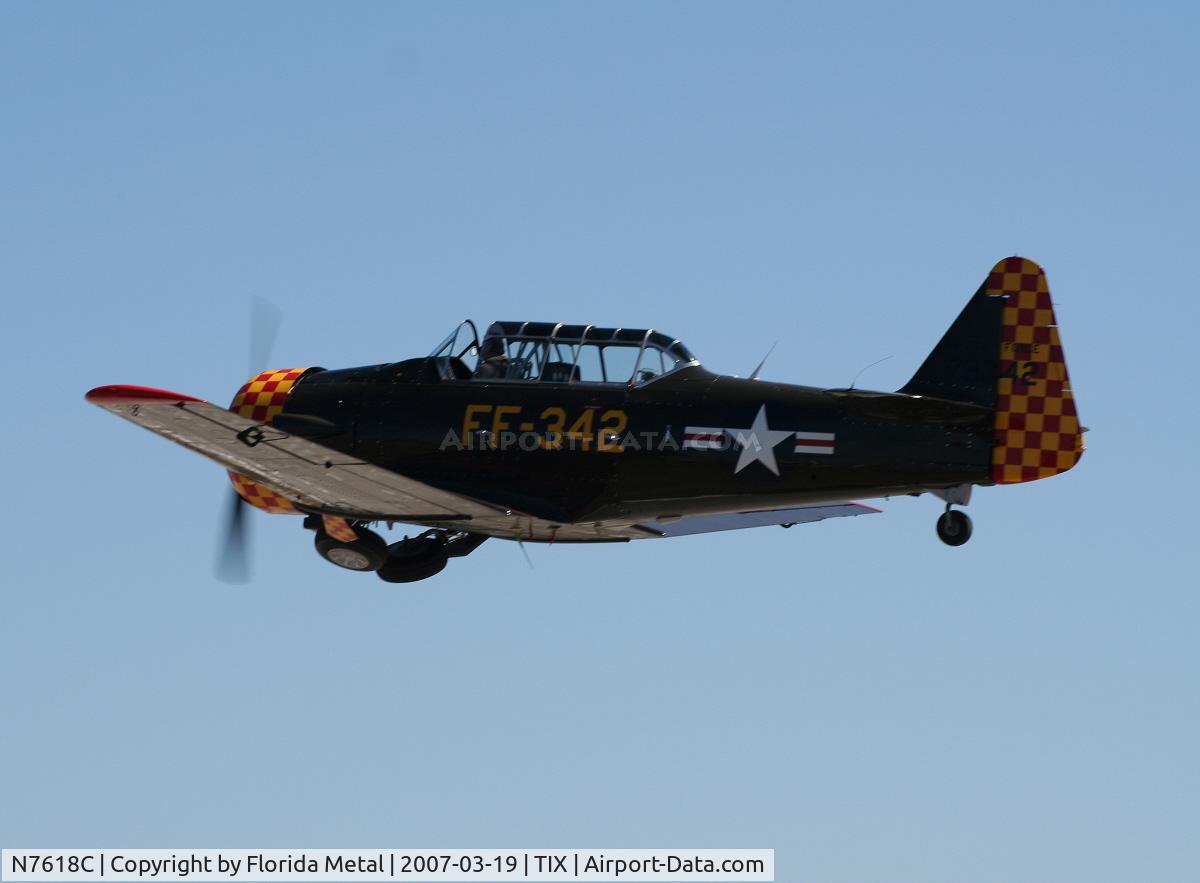 N7618C, 1949 North American AT-6G Texan C/N 168-529 (49-3405), AT-6