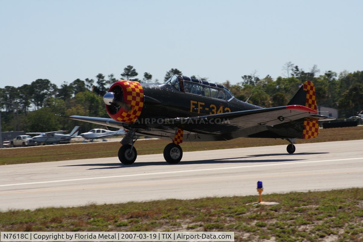 N7618C, 1949 North American AT-6G Texan C/N 168-529 (49-3405), AT-6