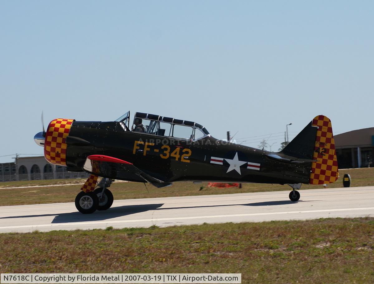 N7618C, 1949 North American AT-6G Texan C/N 168-529 (49-3405), AT-6