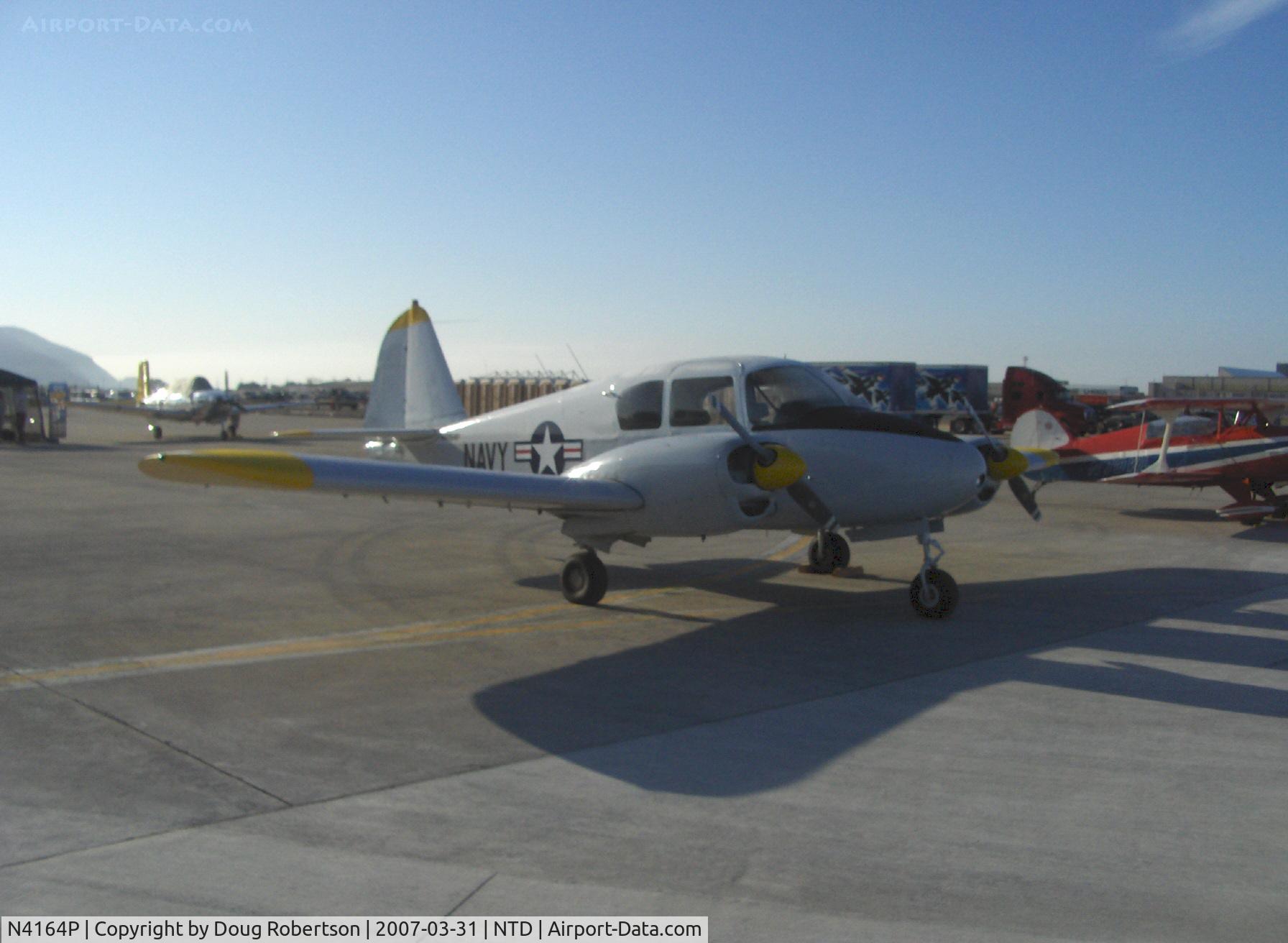 N4164P, 1959 Piper PA-23-160 Apache Apache C/N 23-1649, 1959 Piper PA-23-160 APACHE, two Lycoming O-320-Bs 160 Hp each