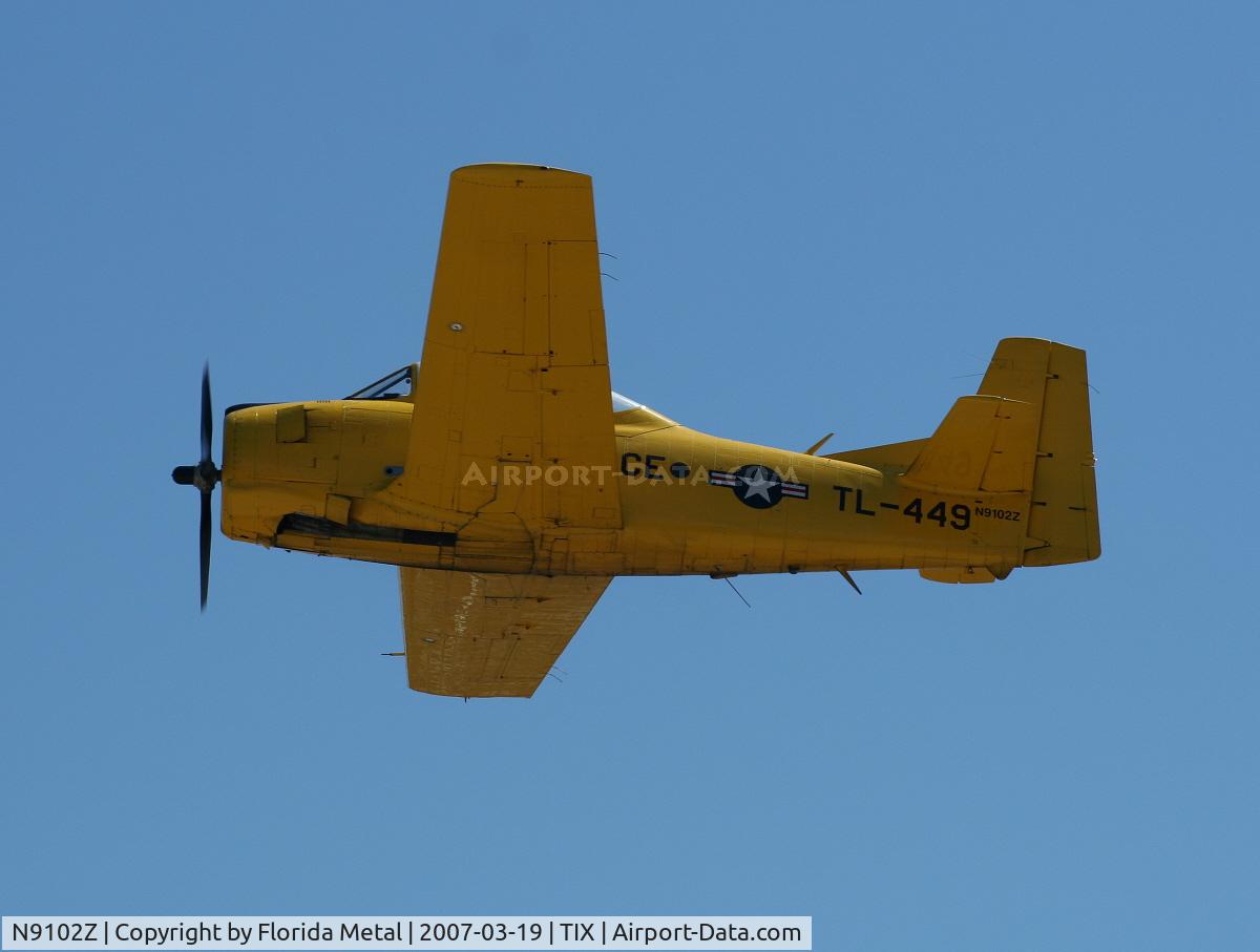 N9102Z, 1951 North American T-28A Trojan C/N 171-7, T-28