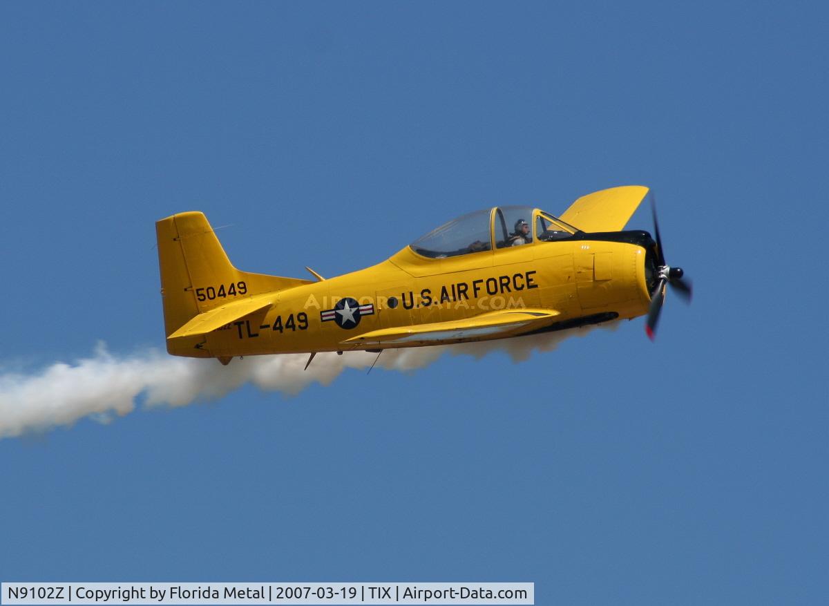 N9102Z, 1951 North American T-28A Trojan C/N 171-7, T-28