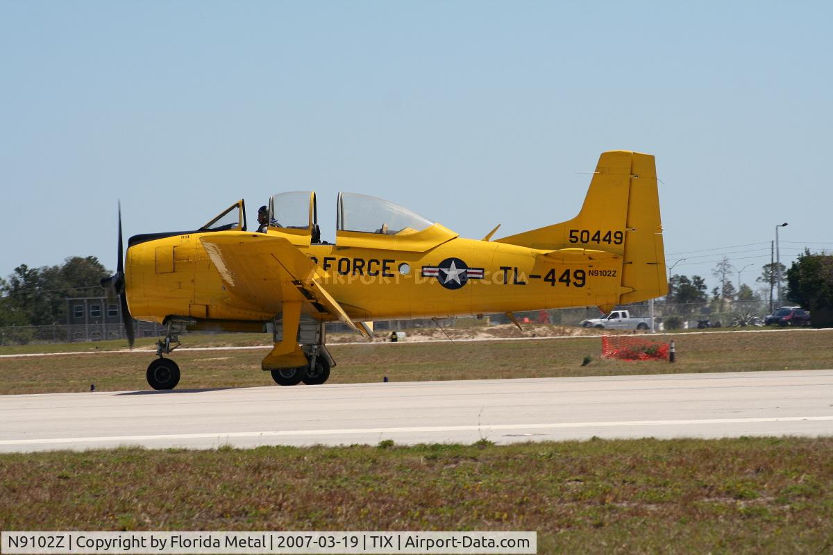 N9102Z, 1951 North American T-28A Trojan C/N 171-7, T-28