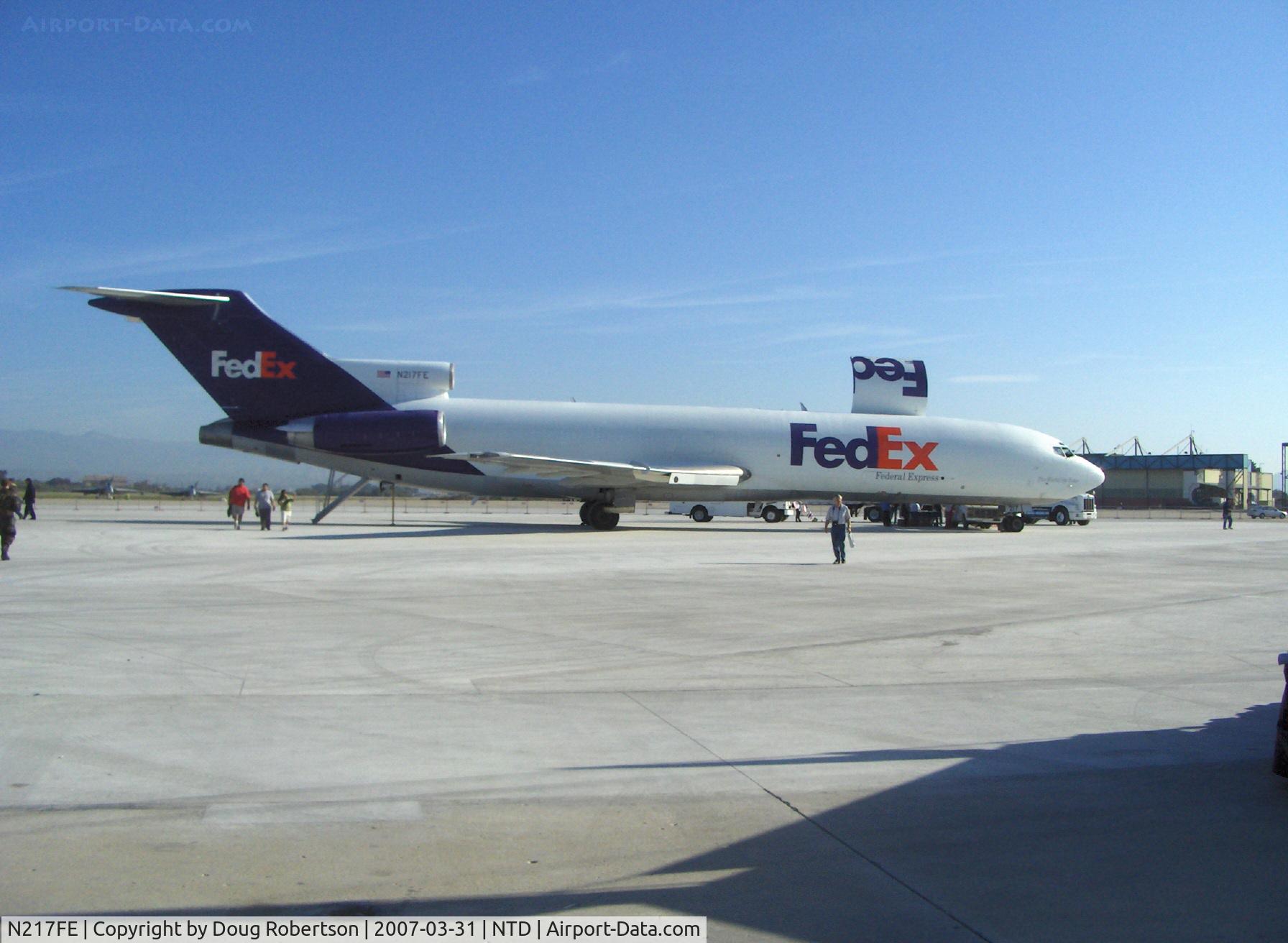 N217FE, 1984 Boeing 727-2S2F C/N 22938, 1984 Boeing 727-2S2F FedEx freighter, three P&W JT8D Turbojets, experimental class