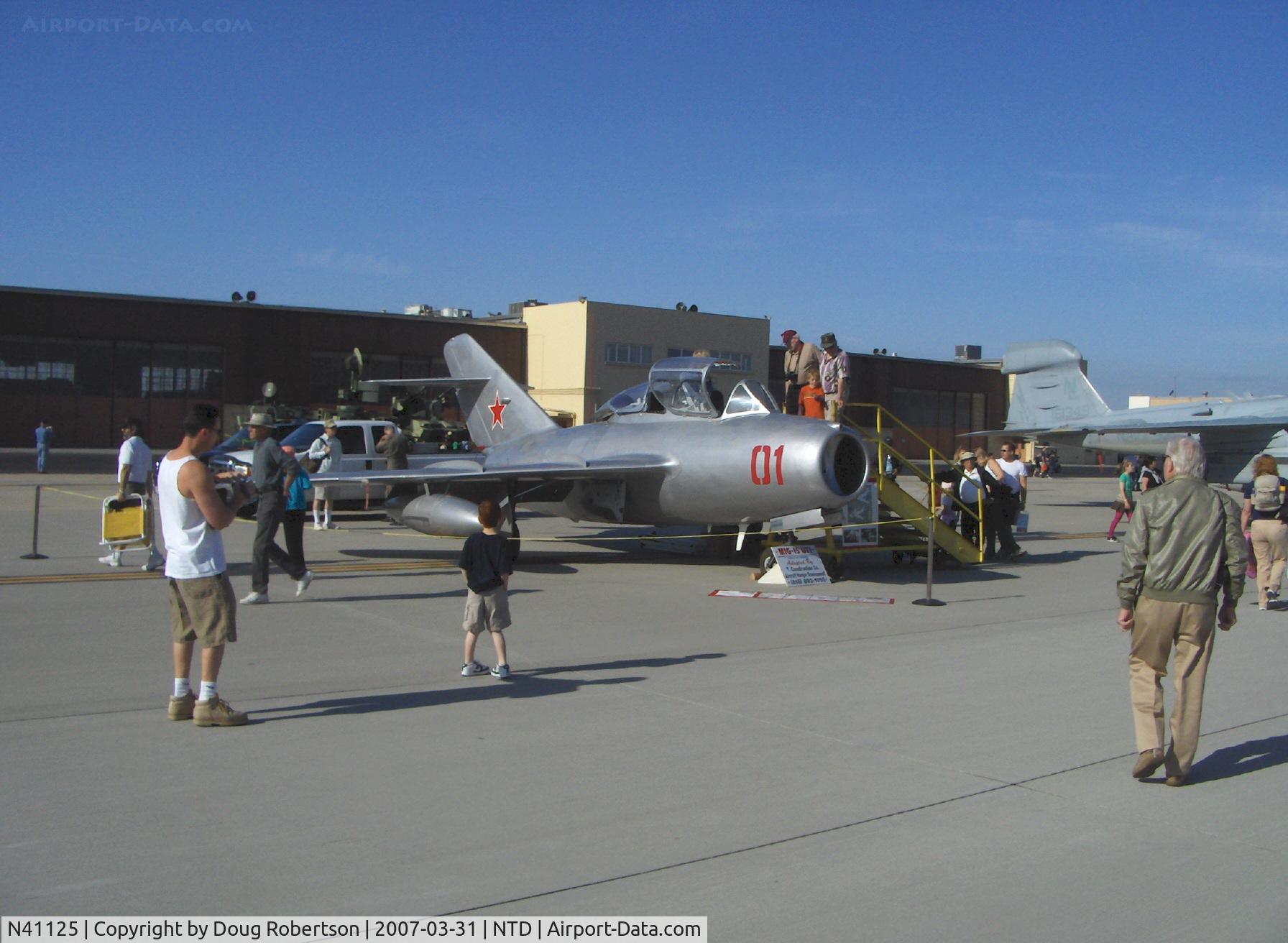 N41125, 1954 PZL-Mielec SBLim-2 (MiG-15UTI) C/N 242266, 1954 Mikoyan Gurevich MIG-15UTI, NATO code name 'Midget', one Klimov VK-1 Turbojet 5,950 lb st, two seat trainer