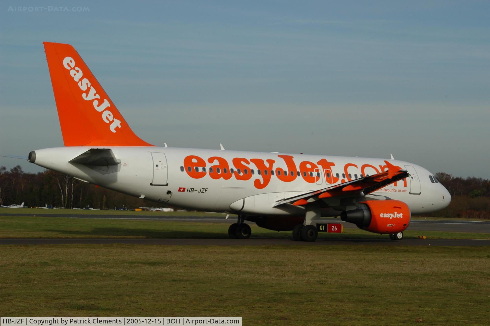 HB-JZF, 2004 Airbus A319-111 C/N 2184, EASYJET A319