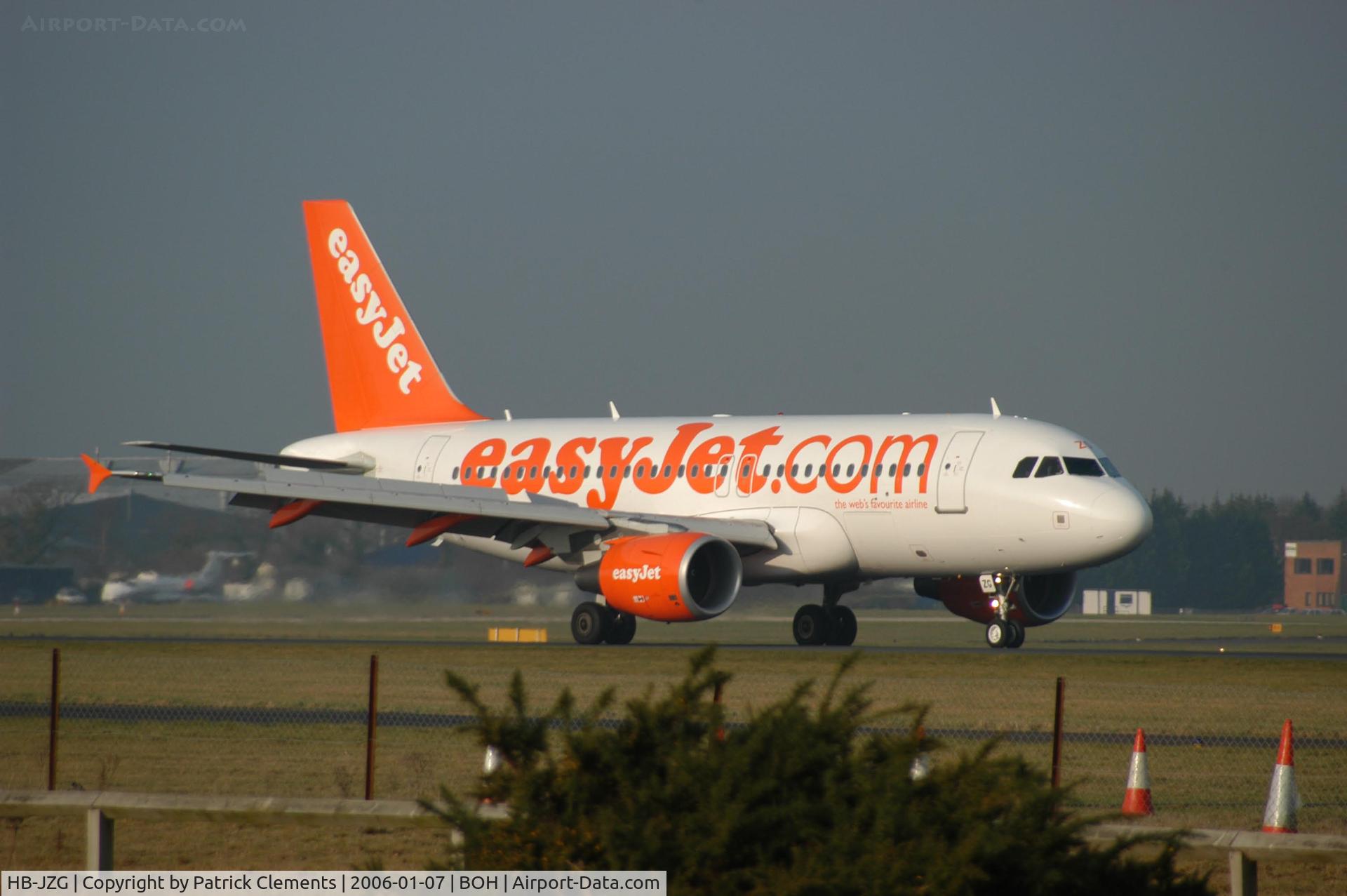 HB-JZG, 2004 Airbus A319-111 C/N 2196, EASYJET A319