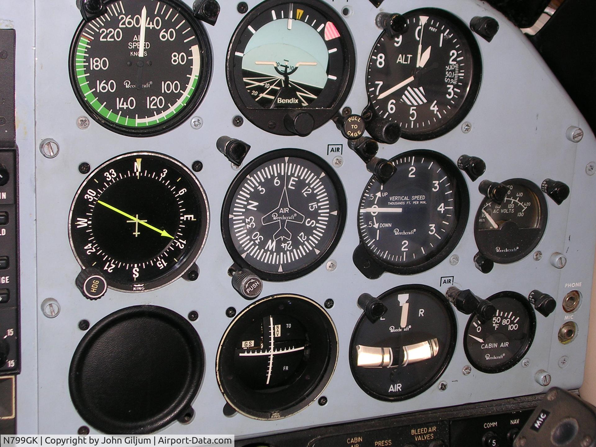 N799GK, 1978 Beech C90 King Air C/N LJ-799, Co-pilots side