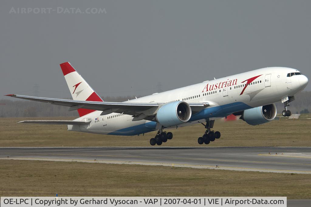 OE-LPC, 2002 Boeing 777-2Z9/ER C/N 29313, Spring@Vienna