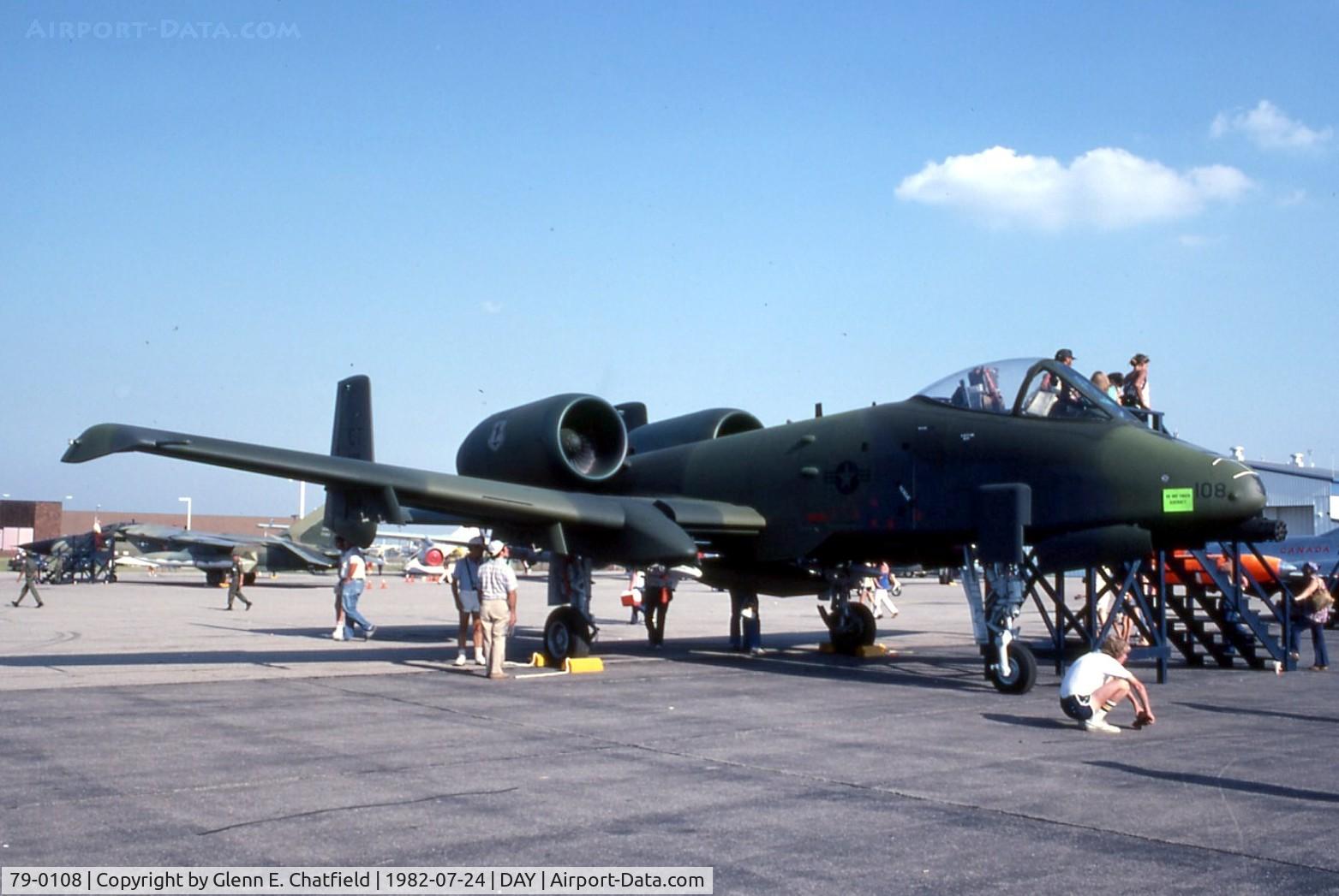 79-0108, 1979 Fairchild Republic A-10A Thunderbolt II C/N A10-0373, A-10A At the Dayton International Air Show
