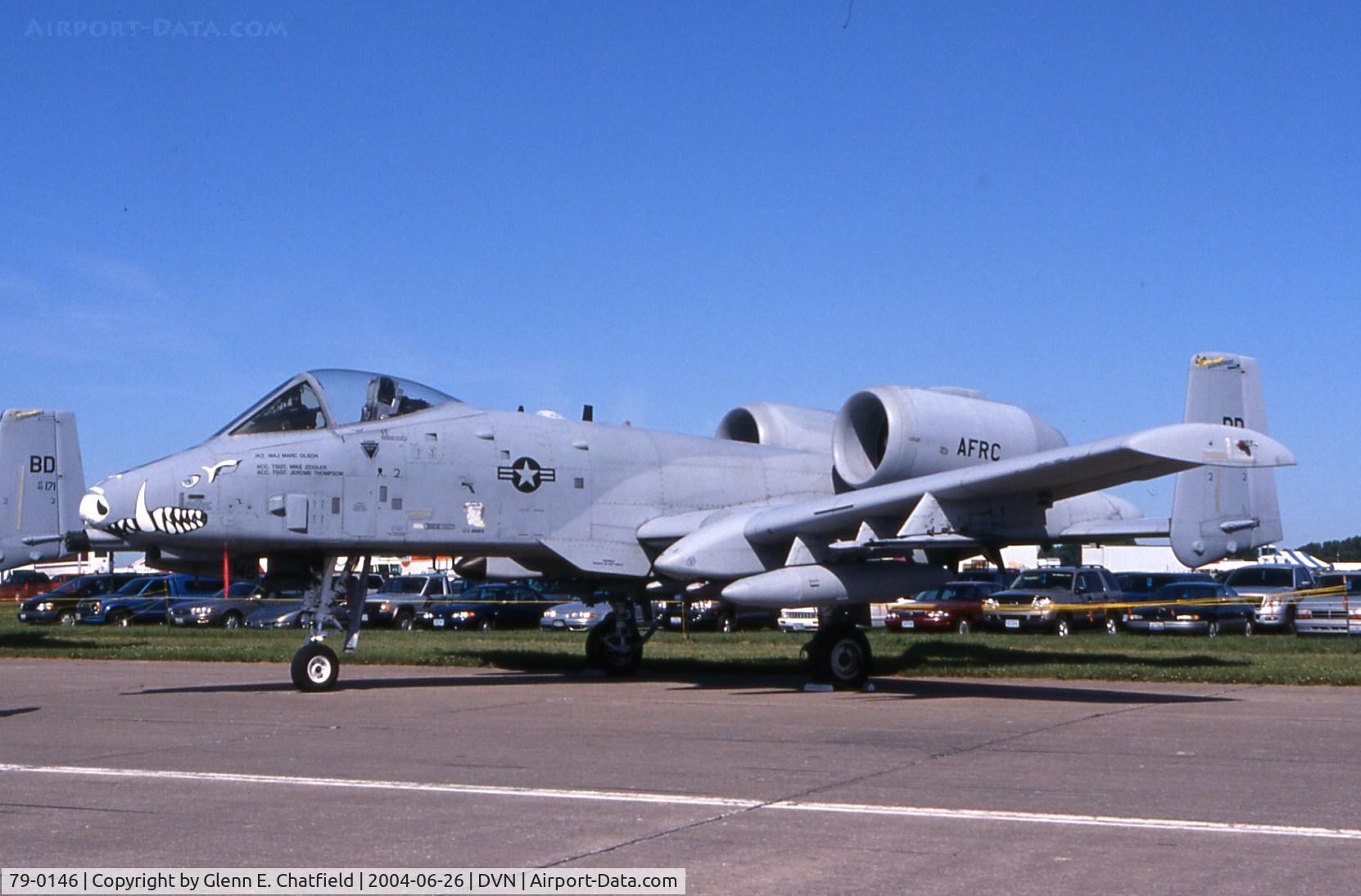 79-0146, 1979 Fairchild Republic A-10A Thunderbolt II C/N A10-0410, A-10A at the Quad Cities Air Show