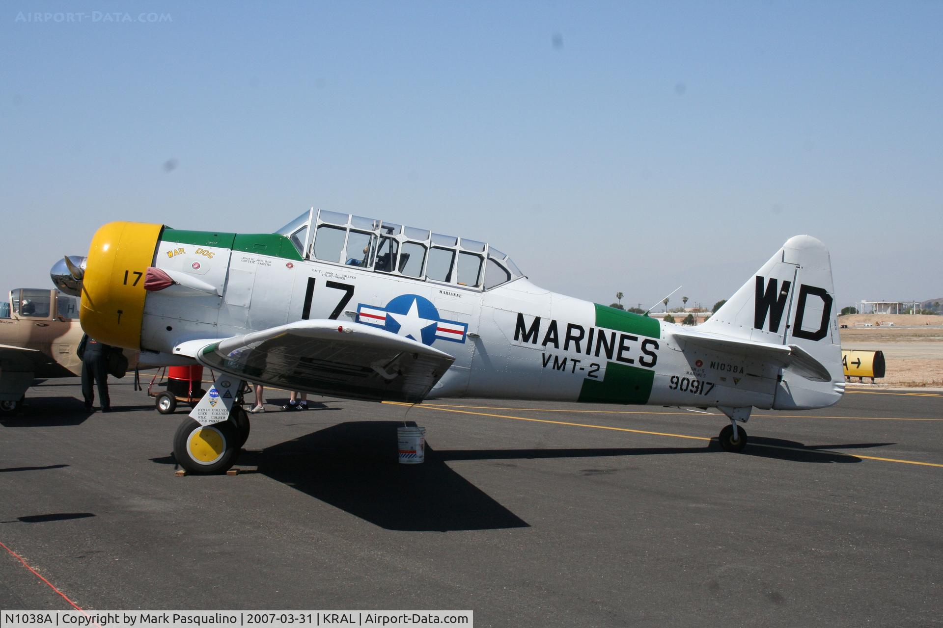 N1038A, 1944 North American SNJ-5 Texan C/N 90917 (121-41633), North American SNJ-5