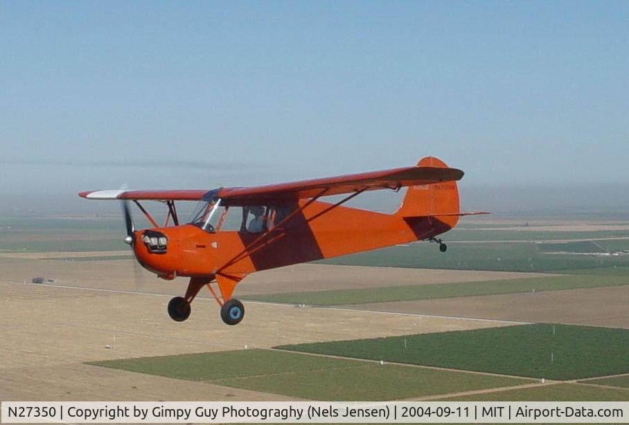 N27350, 1940 Aeronca 60-TF C/N 1630T, Breakfast Flight in the San Joaquin Valley