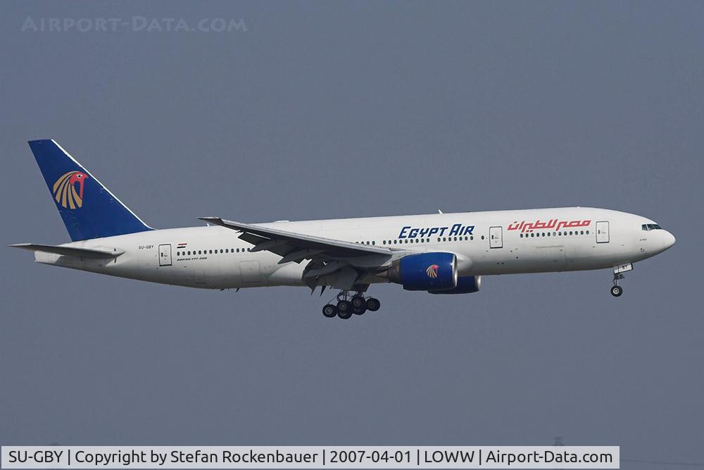 SU-GBY, 2001 Boeing 777-266/ER C/N 32630, 777 of Egypt Air.