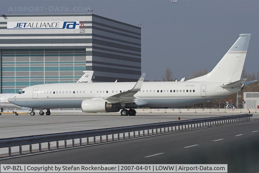 VP-BZL, 2001 Boeing 737-8DV C/N 32915, Side view.
