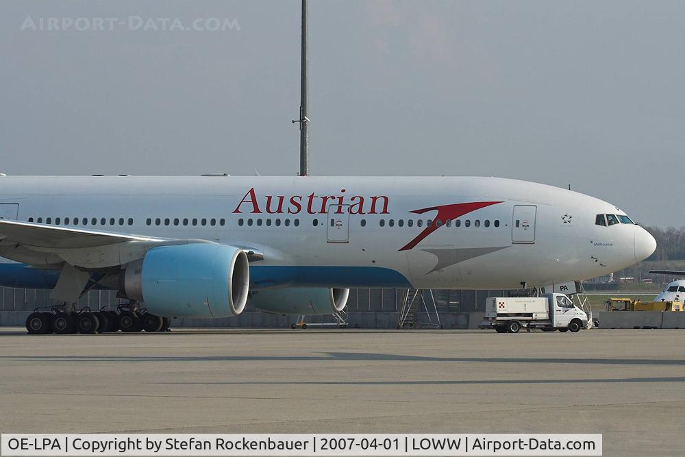 OE-LPA, 1997 Boeing 777-2Z9/ER C/N 28698, PAPA ALPHA
