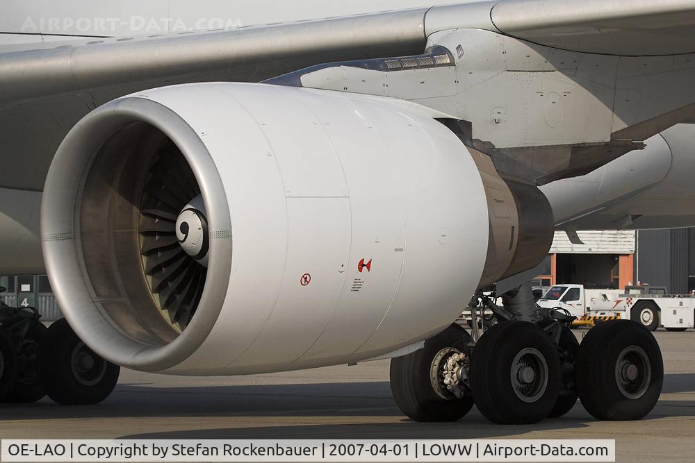 OE-LAO, 2000 Airbus A330-223 C/N 181, Nr.1 Engine.