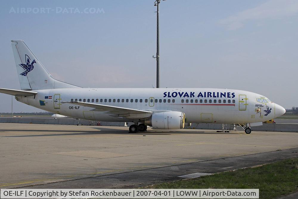 OE-ILF, 1986 Boeing 737-3Z9 C/N 23601/1254, Waits for a new owner.