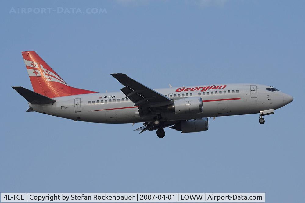 4L-TGL, 1988 Boeing 737-3B7 C/N 23859, My first Georgian.