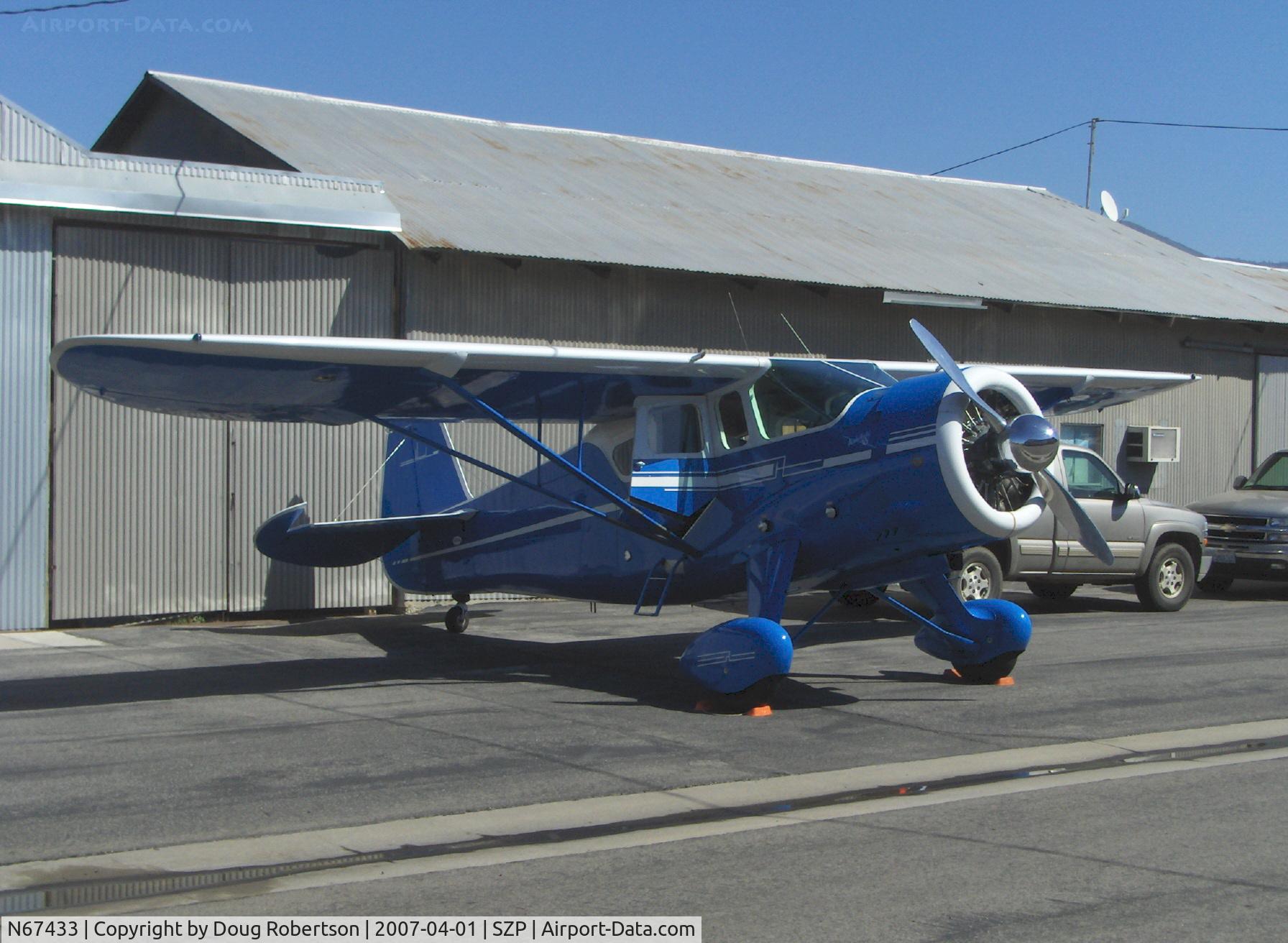N67433, 1942 Howard Aircraft DGA-15P C/N 563, 1942 Howard DGA-15P, P&W R-985 Wasp Jr. 450 Hp