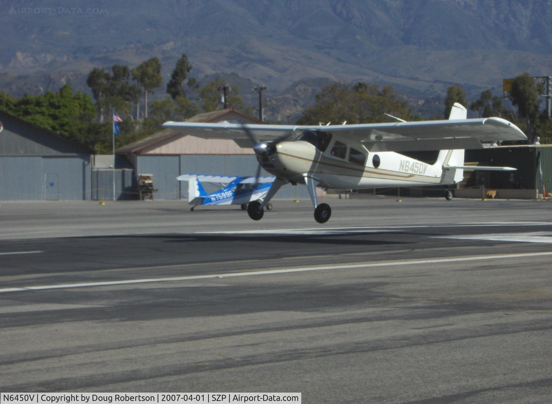 N6450V, 1968 Helio H-295-1200 Super Courier C/N 1293, 1968 Helio H-295 SUPER COURIER STOL, Lycoming GO-480-G1D6 295 Hp, full span slats, big flaps slow landing Rwy 22