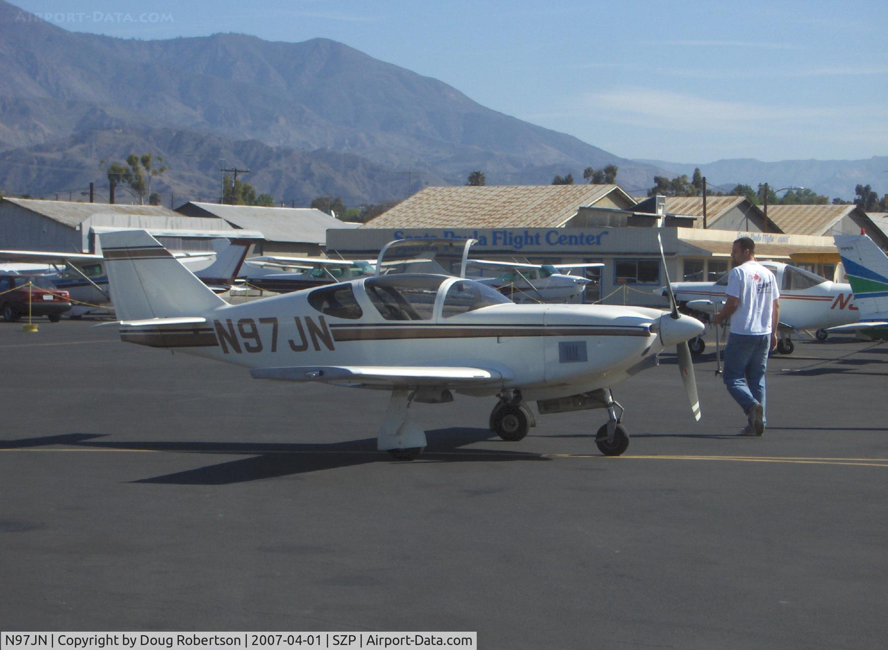 N97JN, Stoddard-Hamilton Glasair SH-2 C/N A-4, 1986 Nalbone GLASAIR SH-2, Lycoming IO-320