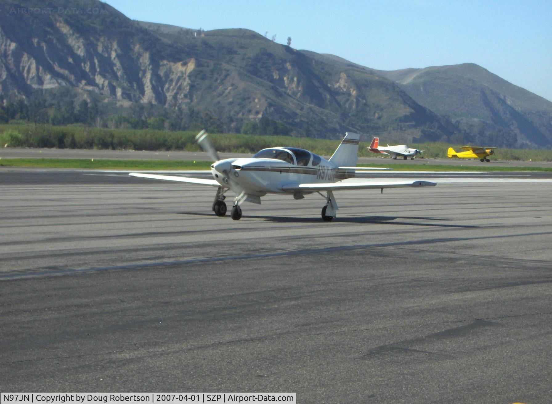 N97JN, Stoddard-Hamilton Glasair SH-2 C/N A-4, 1986 Nalbone GLASAIR SH-2, Lycoming IO-320, taxi