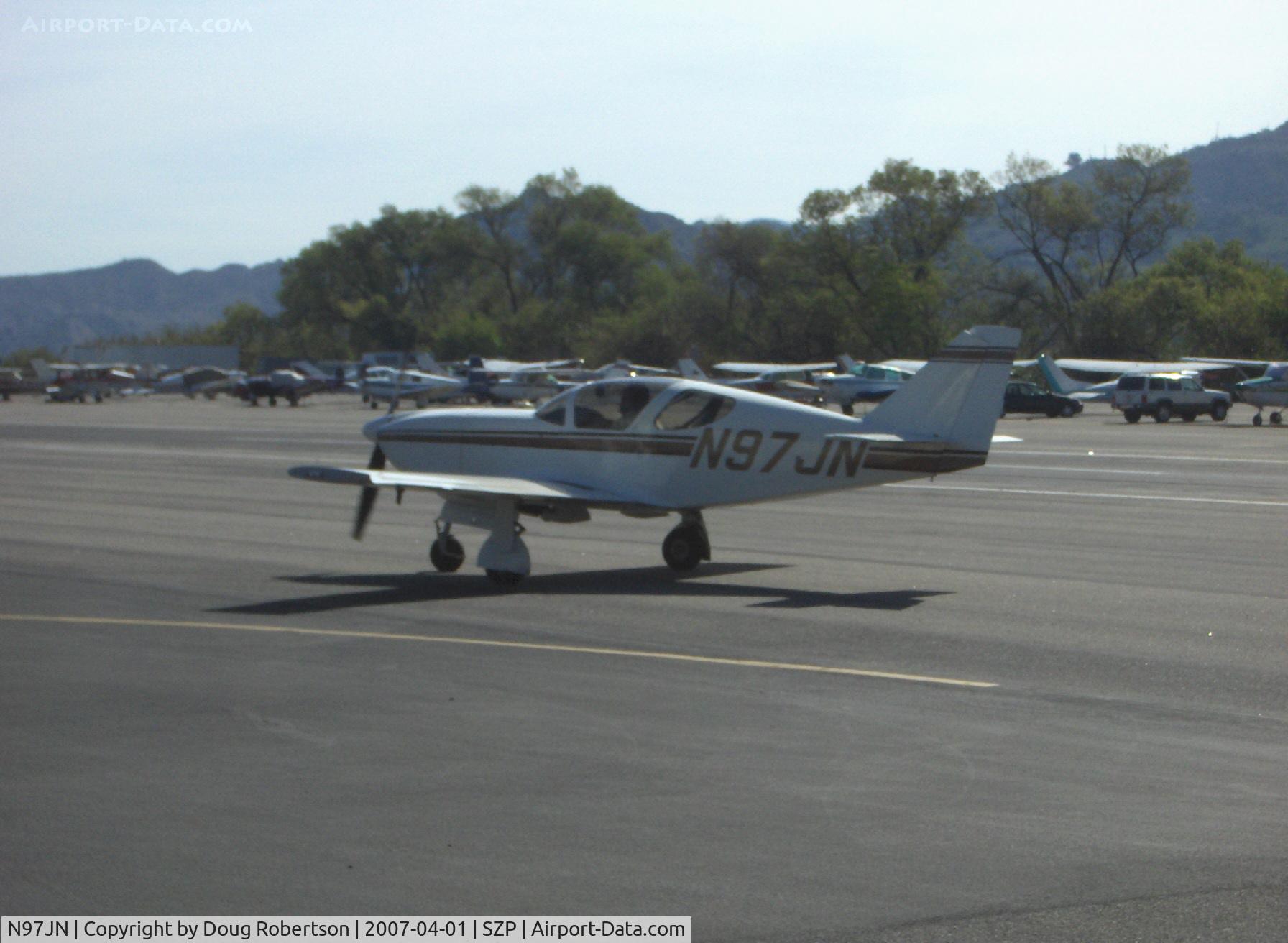 N97JN, Stoddard-Hamilton Glasair SH-2 C/N A-4, 1986 Nalbone GLASAIR SH-2, Lycoming IO-320, taxi
