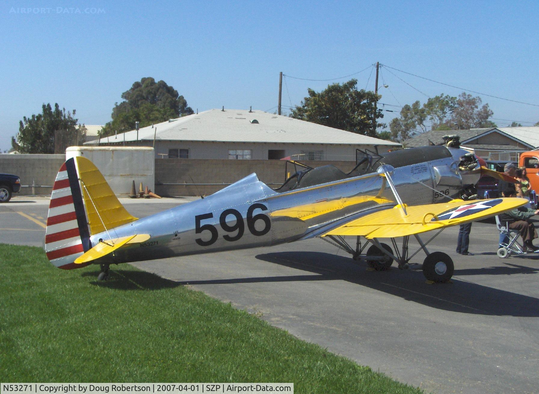 N53271, 1941 Ryan Aeronautical ST3KR C/N 1625, Ryan Aeronautical ST-3KR as PT-22, Kinner R5-540-1 160 Hp radial