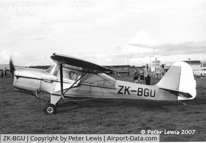 ZK-BGU, Taylorcraft J Auster 5 C/N 1757, Taylorcraft Auster 5D - now stored awaiting rebuild