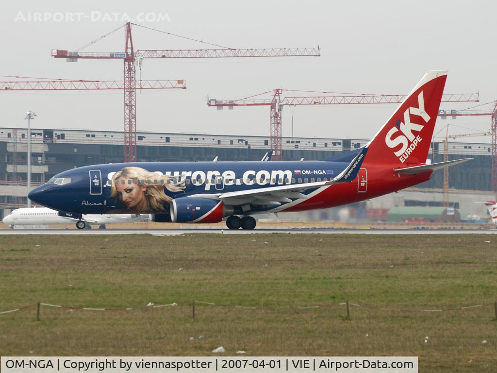 OM-NGA, 2006 Boeing 737-76N C/N 32684, Sky Europe with Adriana