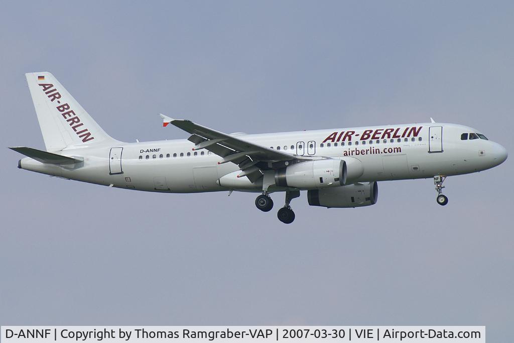 D-ANNF, 2001 Airbus A320-232 C/N 1650, Air Berlin Airbus A320