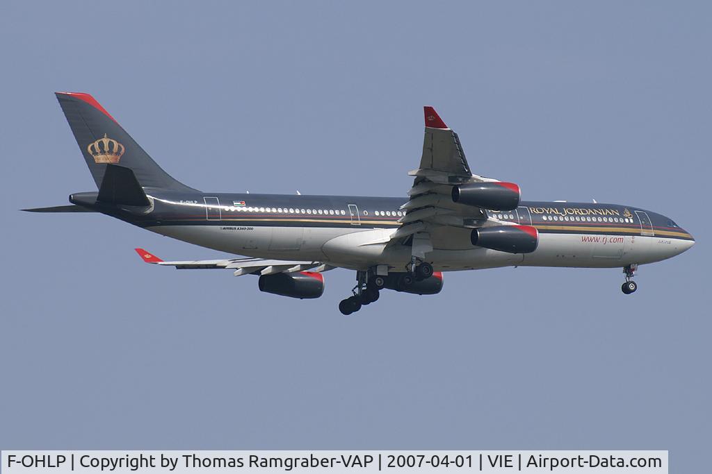 F-OHLP, 1993 Airbus A340-211 C/N 014, Royal Jordanian Airlines Airbus A340-200