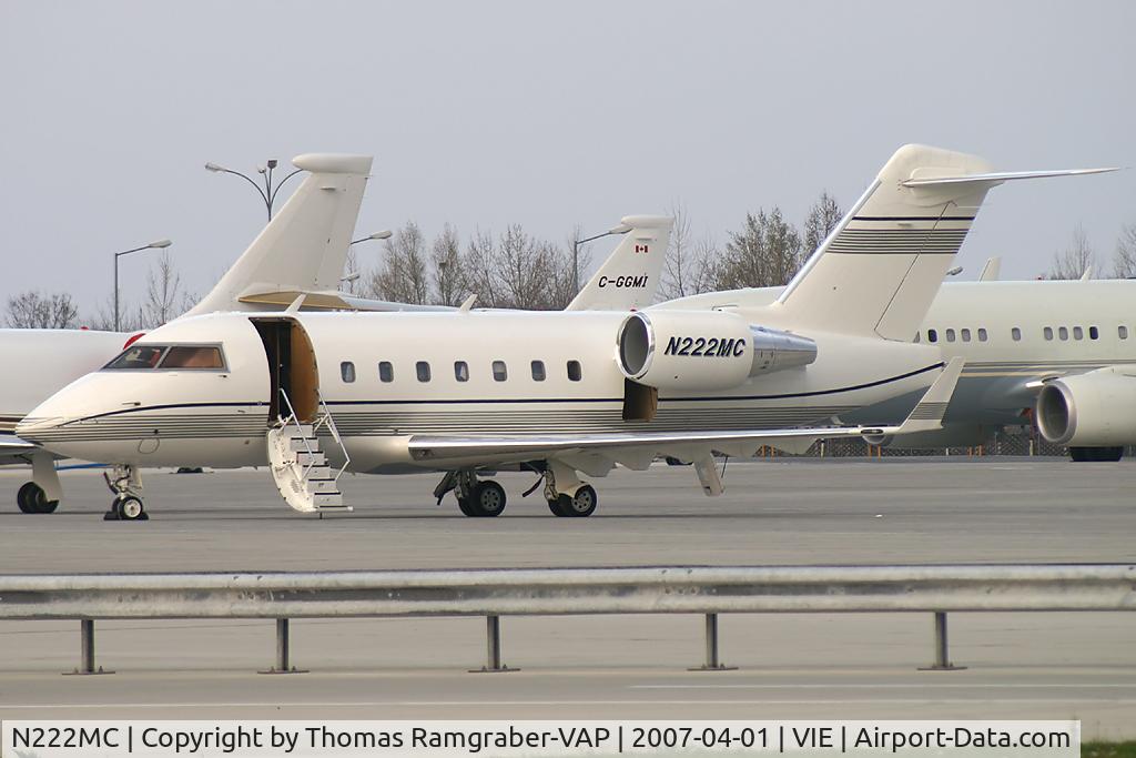 N222MC, 1996 Canadair Challenger 604 (CL-600-2B16) C/N 5329, Flight Management Inc. Canadair CL600 Challenger