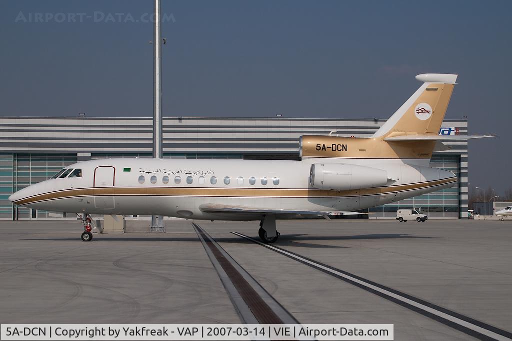 5A-DCN, 2005 Dassault Falcon 900EX C/N 148, Libyan Arab Airlines Falcon 900